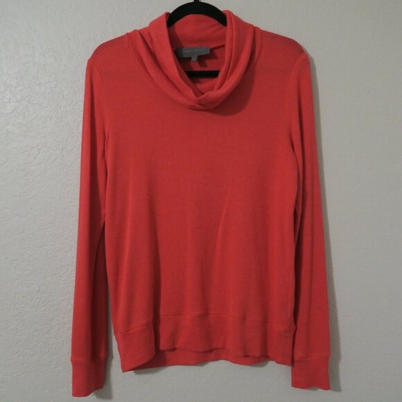 Sunday in Brooklyn Pullover Sweater Lightweight Anthropologie Coral Pink Fall XS - Picture 8 of 9